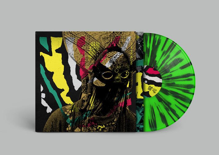 Goat - Goat s/t (green & black splatter)