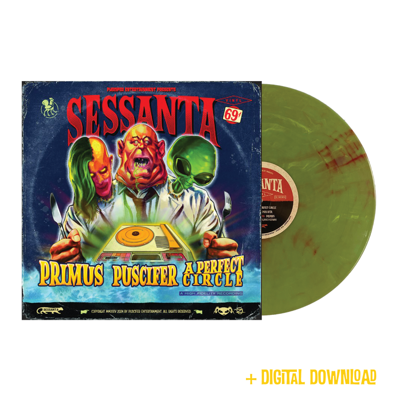 Primus / Puscifer / A Perfect Circle – Sessanta E.P.P.P. 12" Vinyl (SessantaLive Web Exclusive)