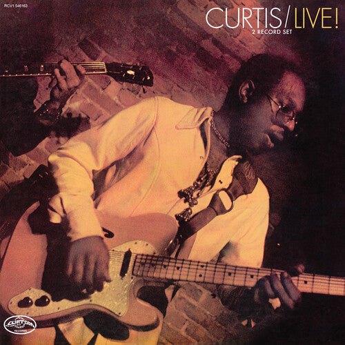 Curtis Mayfield – Curtis / Live! 2xLP (burgundy/fruit punch vinyl)