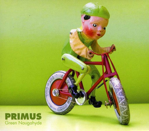 Primus - Green Naugahyde (Emerald Green With Red & Silver Splatter)