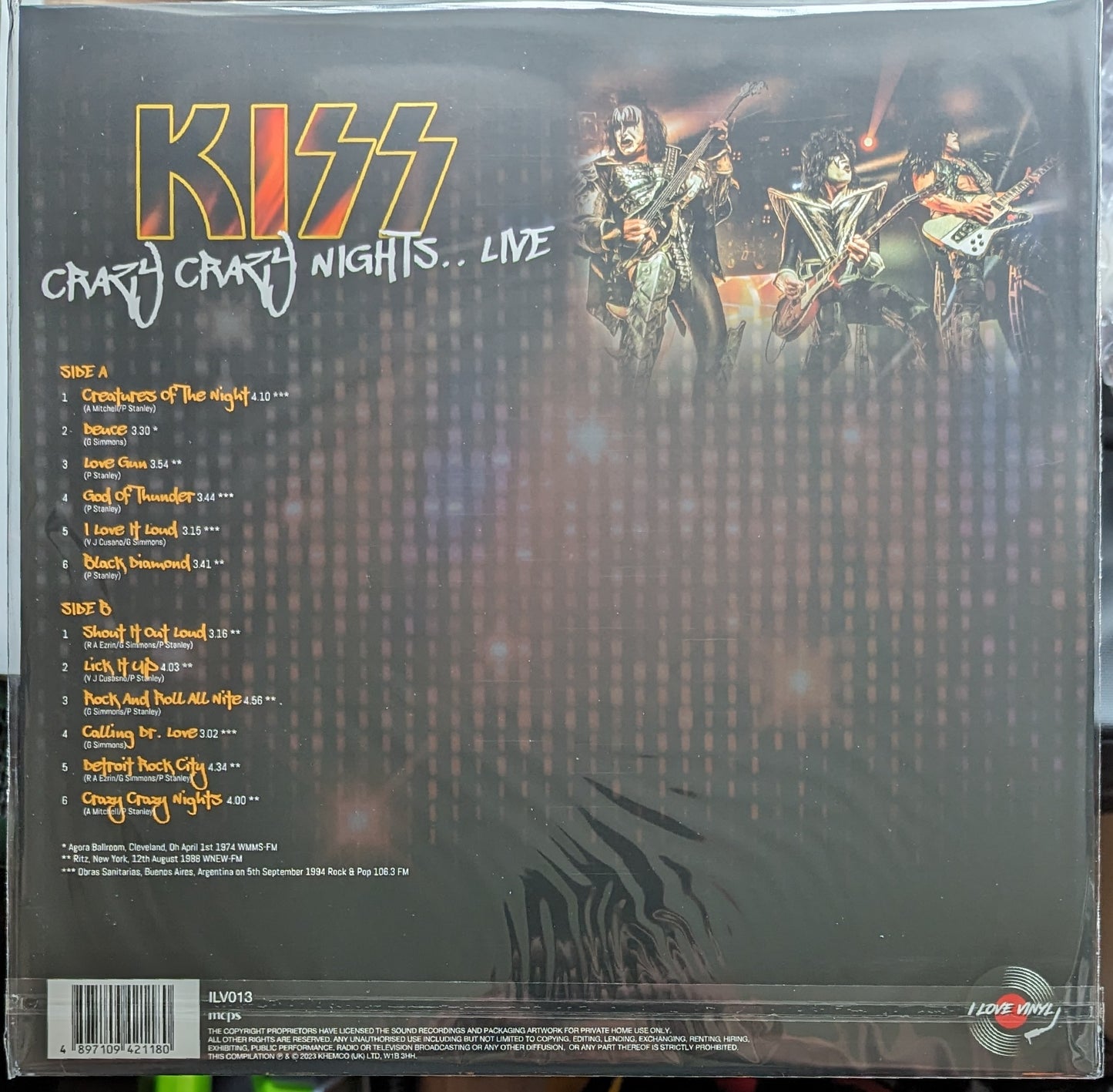 Kiss – Crazy Crazy Nights.. Live