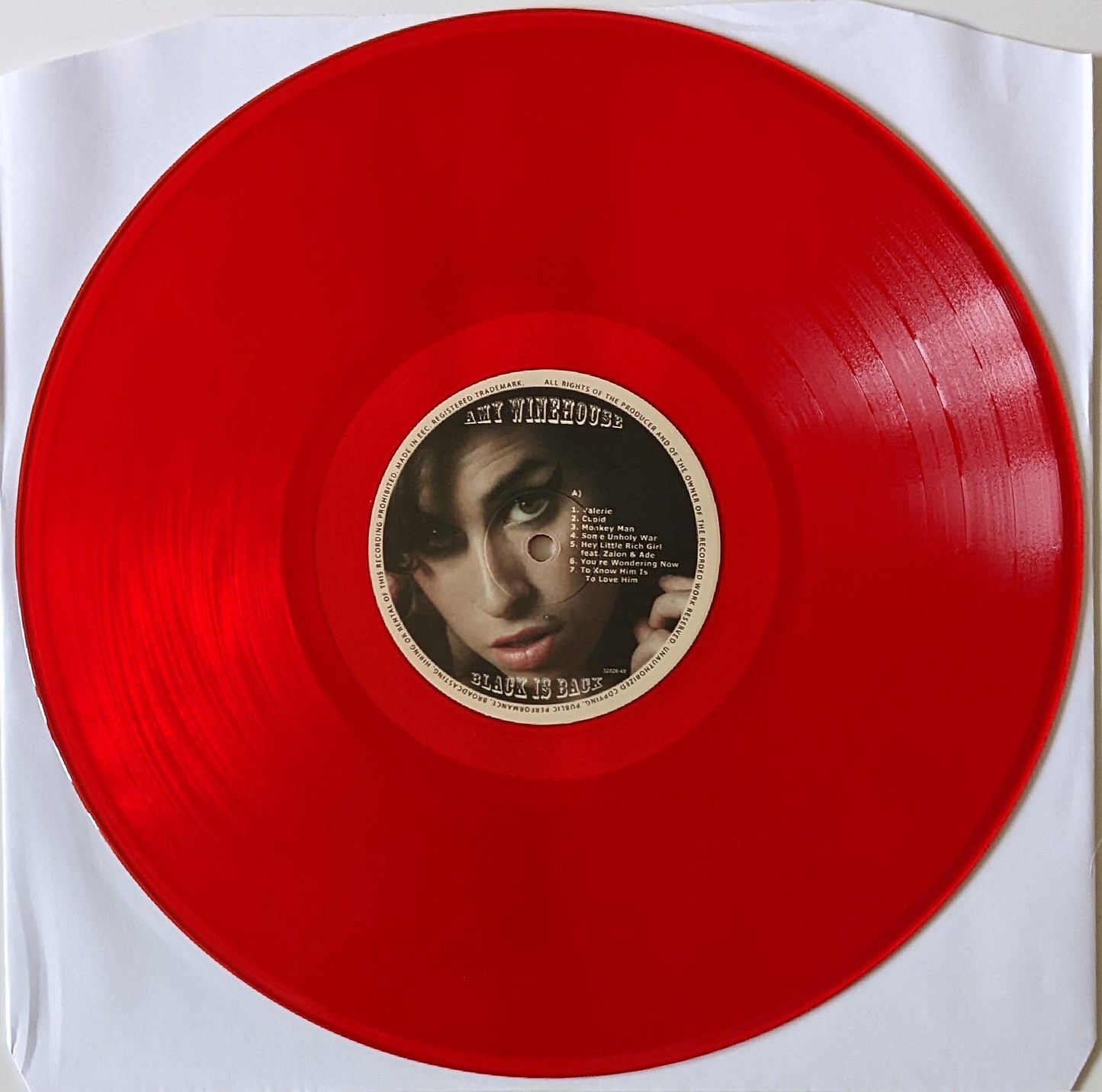AMY WINEHOUSE LP All My Lovin' (Shade Red Clear Coloured Vinyl)