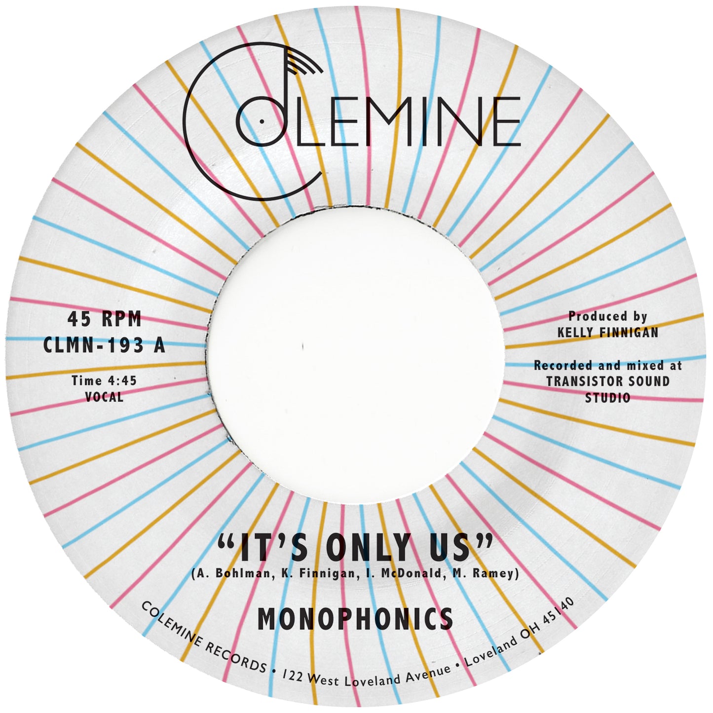 Monophonics – It's Only Us b/w Get The Gold 7"
