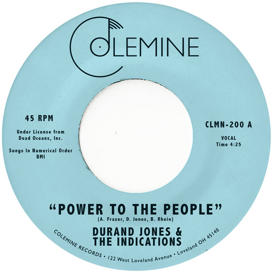 Durand Jones & The Indications – Power To The People b/w Never Heard ‘Em Say