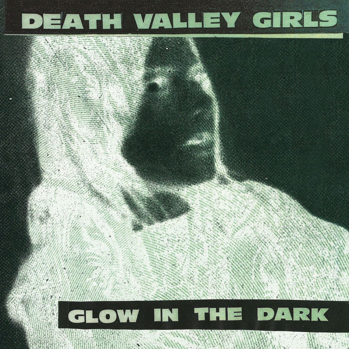 Death Valley Girls - Glow in the Dark - Neon Green & Red w/ Black Splatter